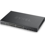 Zyxel XGS1930-28 Géré L3 Gigabit Ethernet (10/100/1000) Noir, Switch Noir, Géré, L3, Gigabit Ethernet (10/100/1000), Grille de montage