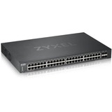 Zyxel XGS1930-52 Géré L3 Gigabit Ethernet (10/100/1000) Noir, Switch Noir, Géré, L3, Gigabit Ethernet (10/100/1000), Grille de montage