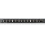 Zyxel XGS1930-52 Géré L3 Gigabit Ethernet (10/100/1000) Noir, Switch Noir, Géré, L3, Gigabit Ethernet (10/100/1000), Grille de montage