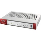 Zyxel ZyWALL USG20-VPN-EU0101F Routeur connecté Gigabit Ethernet Gris, Rouge, Pare-feu Argent/Rouge, Ethernet WAN, Gigabit Ethernet, Gris, Rouge