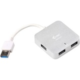 i-tec Metal USB 3.0 Passive HUB 4 Port, Hub USB Argent