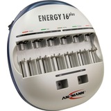 Ansmann Energy 16 Plus, Chargeur 9v, AA, AAA, C, D