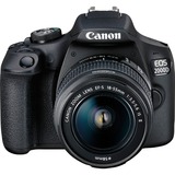 Canon Canon EOS 2000D KIT (18-55 mm IS II), Appareil photo numérique Noir, (noir, avec objectif Canon)