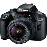 Canon EOS 4000D + EF-S 18-55mm III Kit d'appareil-photo SLR 18 MP 5184 x 3456 pixels Noir, Appareil photo numérique Noir, 18 MP, 5184 x 3456 pixels, Full HD, 436 g, Noir