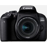 Canon EOS 800D + EF-S 18-55mm 4.0-5.6 IS STM Kit d'appareil-photo SLR 24,2 MP CMOS 6000 x 4000 pixels Noir, Appareil photo numérique Noir, 24,2 MP, 6000 x 4000 pixels, CMOS, 10x, Full HD, Noir