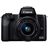 Canon EOS M50 + EF-M 15-45mm IS STM MILC 24,1 MP CMOS 6000 x 4000 pixels Noir, Appareil photo numérique Noir, 24,1 MP, 6000 x 4000 pixels, CMOS, 4K Ultra HD, Écran tactile, Noir