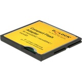 DeLOCK 61795 carte et adaptateur d'interfaces, Lecteur de carte Noir/Jaune, CompactFlash, 36,4 mm, 42,8 mm, 3,3 mm