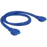 DeLOCK Panneau avant 3,5" USB 3.1 Gen 1 x USB Type-C + 1 x USB Type-A Noir