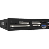 ICY BOX IB-865 lecteur de carte mémoire USB 3.2 Gen 1 (3.1 Gen 1) Interne Noir Noir, CF, CF Type II, Clé USB (MS), MicroDrive, MicroSD (TransFlash), MMC, MS Micro (M2), MS PRO, MS..., Noir, 3.5", 5000 Mbit/s, USB 3.2 Gen 1 (3.1 Gen 1), 102 mm, Vente au détail