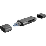 ICY BOX IB-CR200-C lecteur de carte mémoire USB 2.0 Anthracite Anthracite, MMC, MicroSD (TransFlash), MicroSDHC, MicroSDXC, SD, SDHC, SDXC, Anthracite, 480 Mbit/s, Aluminium, Plastique, USB 2.0, USB