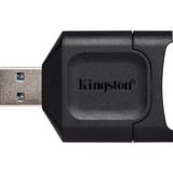 Kingston MobileLite Plus lecteur de carte mémoire USB 3.2 Gen 1 (3.1 Gen 1) Type-A Noir Noir, SD, Noir, Windows 10, Windows 8.1, Windows 8, Mac OS X v. 10.10.x+, Linux v.2.6.x+, Chrome OS, USB 3.2 Gen 1 (3.1 Gen 1) Type-A, 0 - 60 °C, -20 - 70 °C