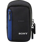Sony LCS-CS2 Étuis et housses d’appareils photo, Sac Noir/Bleu, Boîtier compact, Cyber-shot, Noir, Bleu