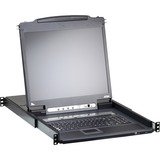 ATEN CL5716IM Grille de montage Noir commutateur écran, clavier et souris, Switch KVM Full HD, 1920 x 1200 pixels, 1920 x 1200 pixels, USB, USB, VGA