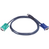 ATEN Câble KVM USB 3m avec SPHD 3 en 1 Noir, 3 m, VGA, Noir, HD-15, USB A, SPHD-15, Mâle/Mâle