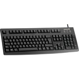 CHERRY Comfort keyboard USB, black, FR clavier Noir Noir, Layout FR, black, FR, Avec fil, USB, Noir