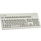 CHERRY G80-3000 clavier Universel USB QWERTY Anglais américain Gris Beige, Layout US (QWERTY), Cherry MX Red, 100%, Taille réelle (100 %), Avec fil, USB, Clavier mécanique, QWERTY, Gris