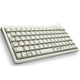 CHERRY G84-4100 clavier USB QWERTY Anglais américain Gris Blanc, Layout États-Unis, Cherry Mécanique, Mini, Avec fil, USB, QWERTY, Gris