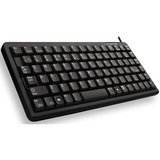 CHERRY G84-4100 clavier USB QWERTY Anglais américain Noir Noir, Layout États-Unis, Cherry Mécanique, Mini, Avec fil, USB, QWERTY, Noir