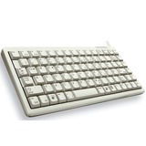 CHERRY G84-4100 clavier Universel USB QWERTY Anglais américain Gris Blanc, Layout États-Unis, Cherry Mécanique, Mini, Avec fil, USB, QWERTY, Gris