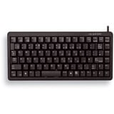 CHERRY G84-4100 clavier Universel USB QWERTY Anglais américain Noir Noir, Layout États-Unis, Cherry Mécanique, Mini, Avec fil, USB, QWERTY, Noir