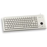 CHERRY G84-4400 clavier PS/2 QWERTY Anglais américain Gris Beige, Layout États-Unis, Cherry Mécanique, Taille réelle (100 %), Avec fil, PS/2, QWERTY, Gris