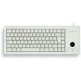 CHERRY G84-4400 clavier PS/2 QWERTY Anglais américain Gris Beige, Layout États-Unis, Cherry Mécanique, Taille réelle (100 %), Avec fil, PS/2, QWERTY, Gris