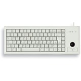 CHERRY G84-4400 clavier Universel PS/2 QWERTY Anglais américain Gris Beige, Layout États-Unis, Cherry Mécanique, Taille réelle (100 %), Avec fil, PS/2, QWERTY, Gris