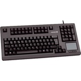 CHERRY TouchBoard G80-11900 clavier Universel USB QWERTY Anglais américain Noir Noir, Layout US (QWERTY), Cherry MX-Technologie, Taille réelle (100 %), Avec fil, USB, QWERTY, Noir
