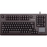 CHERRY TouchBoard G80-11900 clavier Universel USB QWERTY Anglais américain Noir Noir, Layout US (QWERTY), Cherry MX-Technologie, Taille réelle (100 %), Avec fil, USB, QWERTY, Noir