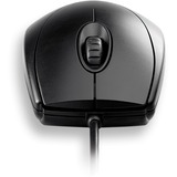 CHERRY WheelMouse optical M-5450, Souris Noir, noir, PS2/USB, Ambidextre, Optique, USB Type-A + PS/2, 1000 DPI, Noir, Vente au détail