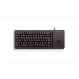 CHERRY XS Trackball clavier Universel USB QWERTY Anglais américain Noir Noir, Layout US (QWERTY), Cherry ML-Technologie, 80% (TKL), Taille réelle (100 %), Avec fil, USB, QWERTY, Noir