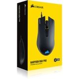Corsair Harpoon RGB Pro souris Droitier USB Type-A Optique 12000 DPI, Souris gaming Noir, Droitier, Optique, USB Type-A, 12000 DPI, Noir