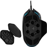 Corsair Nightsword RGB, Souris gaming Noir, 100 - 18,000 DPI, LED RGB