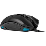 Corsair Nightsword RGB, Souris gaming Noir, 100 - 18,000 DPI, LED RGB