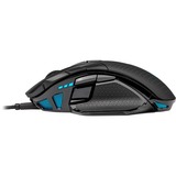 Corsair Nightsword RGB, Souris gaming Noir, 100 - 18,000 DPI, LED RGB