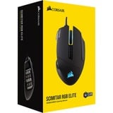 Corsair Scimitar RGB Elite, Souris gaming Noir, 18.000 dpi, LED RGB