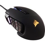 Corsair Scimitar RGB Elite, Souris gaming Noir, 18.000 dpi, LED RGB