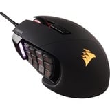 Corsair Scimitar RGB Elite, Souris gaming Noir, 18.000 dpi, LED RGB