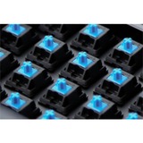 Das Keyboard DASK4MKPROCLI clavier USB QWERTY Noir, clavier gaming Noir, Layout États-Unis, Cherry MX Blue, Standard, Avec fil, USB, QWERTY, Noir