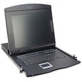 Digitus Console modulaire avec écran TFT de 17 po (43,2 cm), 1 port clavier-vidéo-souris et pavé tactile, clavier allemand, Switch KVM 2 cm), 1 port clavier-vidéo-souris et pavé tactile, clavier allemand, 43,2 cm (17"), 1280 x 1024 pixels, 1000:1, TFT, 16,78 millions de couleurs, VGA