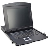 Digitus Console modulaire avec écran TFT de 17 po (43,2 cm), 8 port clavier-vidéo-souris et pavé tactile, clavier allemand, Switch KVM 2 cm), 8 port clavier-vidéo-souris et pavé tactile, clavier allemand, 43,2 cm (17"), 1280 x 1024 pixels, 1000:1, TFT, 16,78 millions de couleurs, VGA