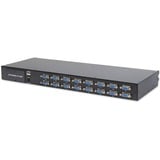 Digitus Console modulaire avec écran TFT de 19 po (48,3 cm), 16 ports clavier-vidéo-souris et pavé tactile, clavier allemand, Switch KVM 3 cm), 16 ports clavier-vidéo-souris et pavé tactile, clavier allemand, 48,3 cm (19"), 1366 x 768 pixels, 1000:1, TFT, 16,78 millions de couleurs, VGA