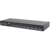 Digitus Console modulaire avec écran TFT de 19 po (48,3 cm), 8 ports clavier-vidéo-souris et pavé tactile, clavier allemand, Switch KVM 3 cm), 8 ports clavier-vidéo-souris et pavé tactile, clavier allemand, 48,3 cm (19"), 1366 x 768 pixels, 1000:1, TFT, 16,78 millions de couleurs, VGA