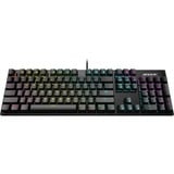 GIGABYTE AORUS K1, clavier gaming Noir, Layout DE, Cherry MX Red, LED RGB