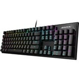 GIGABYTE AORUS K1, clavier gaming Noir, Layout DE, Cherry MX Red, LED RGB