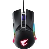 GIGABYTE AORUS M5 souris Droitier USB Type-A Optique 16000 DPI, Souris gaming Noir, Droitier, Optique, USB Type-A, 16000 DPI, Noir