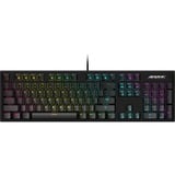 GIGABYTE K1, clavier gaming Noir, Layout DE, Cherry MX Red, LED RGB