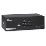 Inter-Tech AS-42HA HDMI commutateur écran, clavier et souris Noir, Switch KVM 1920 x 1440 pixels, Full HD+, Noir