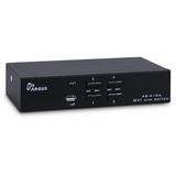 Inter-Tech KVM AS-41DA DVI commutateur écran, clavier et souris Noir, Switch KVM 1920 x 1200 pixels, Full HD, Noir