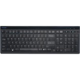 Kensington Advance Fit clavier Bureau USB QWERTZ Allemand Noir Noir, Layout DE, Taille réelle (100 %), Avec fil, USB, QWERTZ, Noir